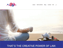Tablet Screenshot of counseltocreativity.com